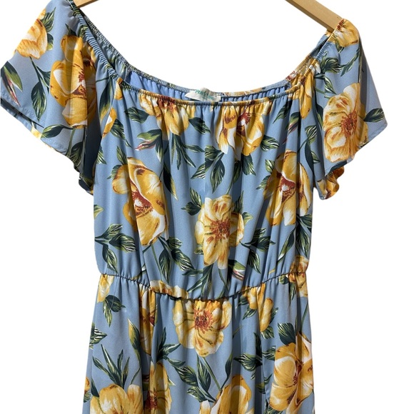 Peach Love Womens Floral Dress Size Medium - Picture 7 of 11